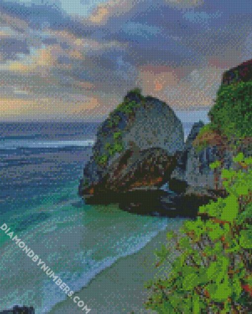 Amazing Beach In bali indonesia diamond paintings