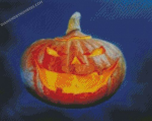 Carved Pumpkin Still Life diamond paintings