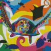Colorful Sea Turtle diamond painting
