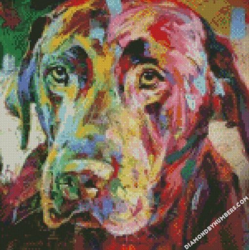 Labrador diamond painting