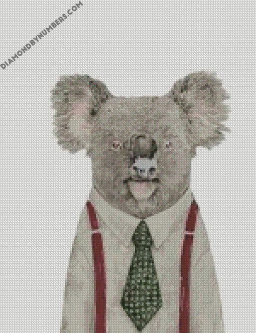Mr Koala diamond painting