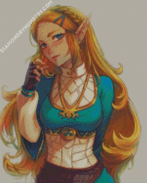Princess Zelda diamond painting