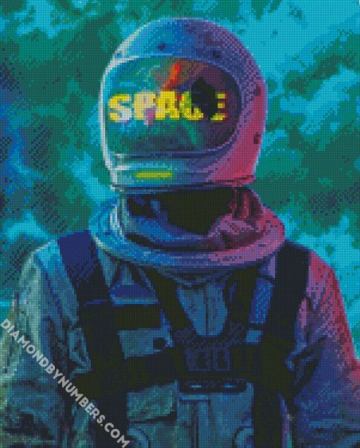 aesthetic astronaut diasmond painting