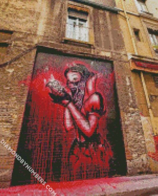 bad snow whiite banksy diamond paintings