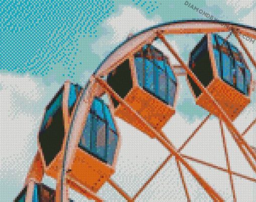 ferris wheel attraction booths diamond paintings
