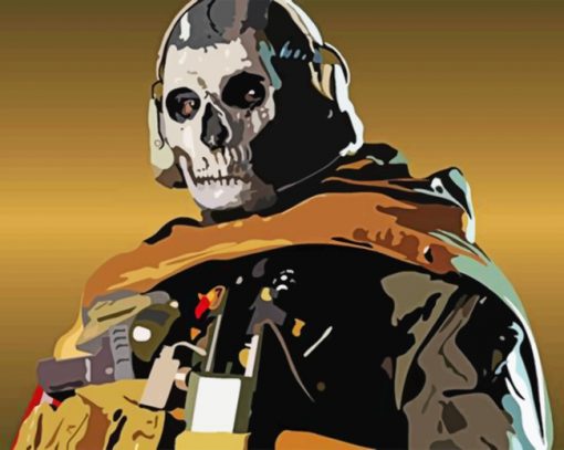 Ghost Warzone Paint by numbers