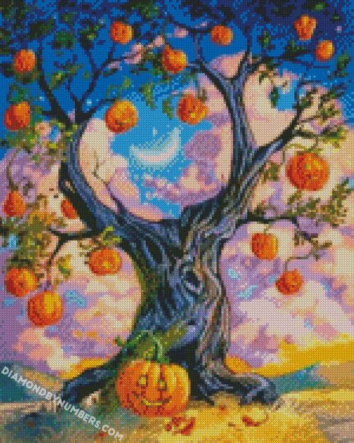 halloween tree diamond paintings