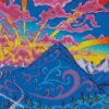 nature mountain trippy art diamond paintings