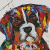 Bernese Mountain Dog diamond painting