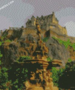 Edinburgh Castle Mountain diamond paintings