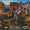 Glasgow Autumn Canal diamond paintings