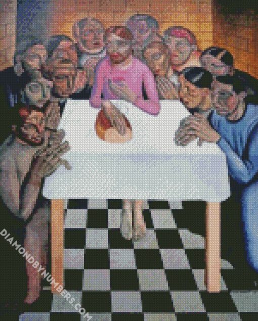 Gustave van de Woestyne last supper diamond painting