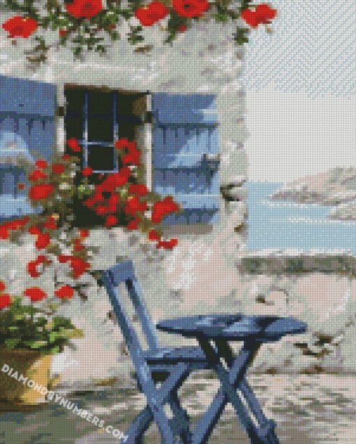 House Of The Mediterranean Landscape diamond paintings