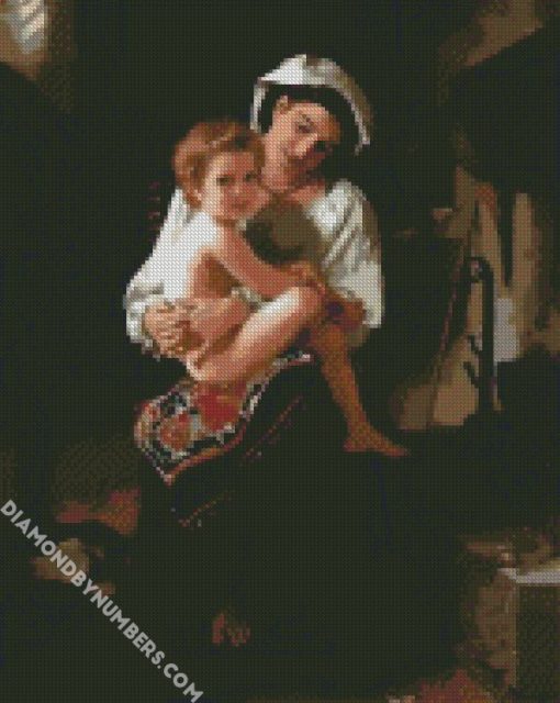 Mother and Baby diamond painting