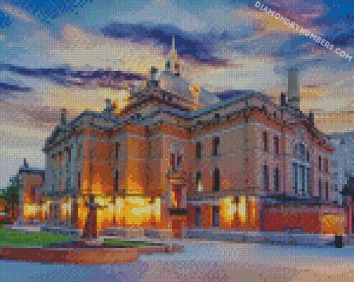 Nationaltheatret Norway oslo diamond painting