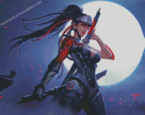 Overwatch genji diamond paintings