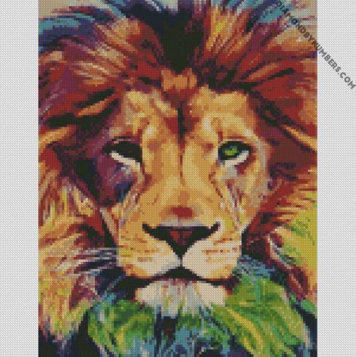 STRONG POWER LION diamond paintings