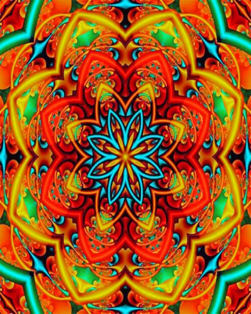 Aesthetic Mandala Paint by number