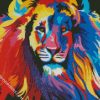 aesthetic rainbow lion diamond paintings
