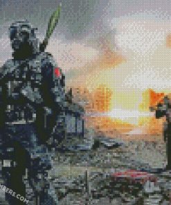 aesthetic warzone diamond painting