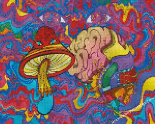 aestthetic psychedelic diamond paintings