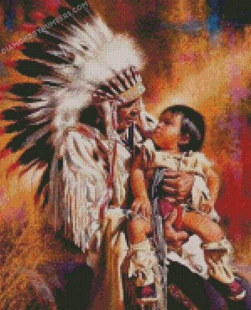 american indians diamond paintings