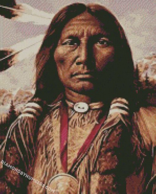 apache indian diamond paintings