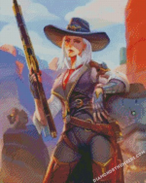 ashe overwatch diamond paintings