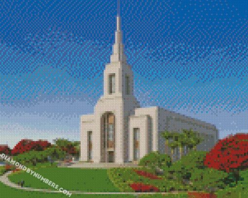 auckland new zealand temple diamond paintings
