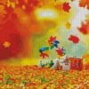 autumn golden maples diamond painting