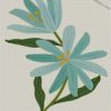 blue botanical diamond paintings