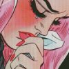 broken Girl Crying Pop Art diamond paintings