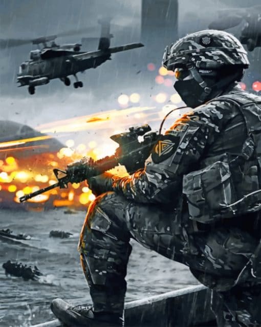 Call Of Duty Warzone Paint by numbers