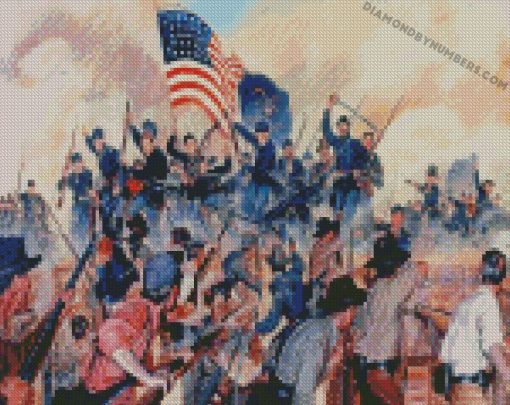 civil war diamond painting