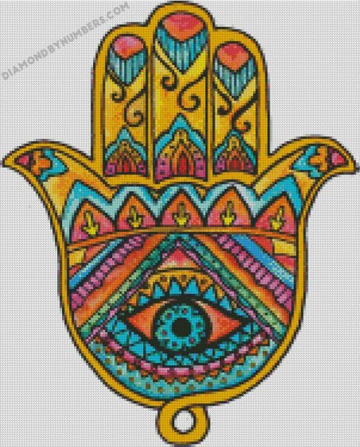 cool hamsa diamond paintings