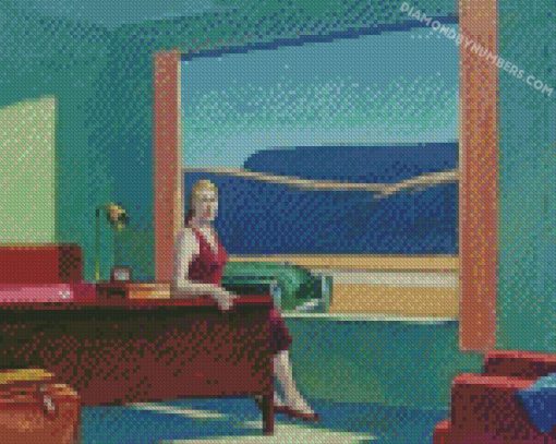 edward hopper art diamond painting