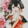 japanese woman diamond paintings