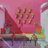 mexican house garden diamond painting