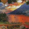 positano italy diamond paintings