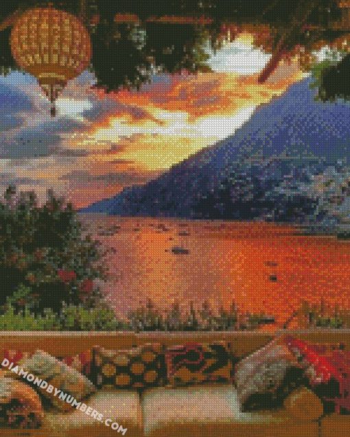 positano italy diamond paintings