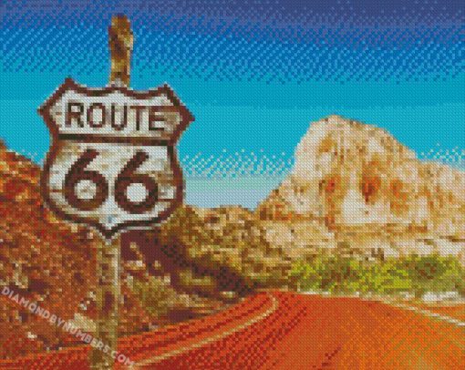 route 66 in arizona diamond paintings