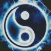 taijitu ying and yang diamond painting