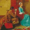 the silhouette by norman rockwell diamond painting