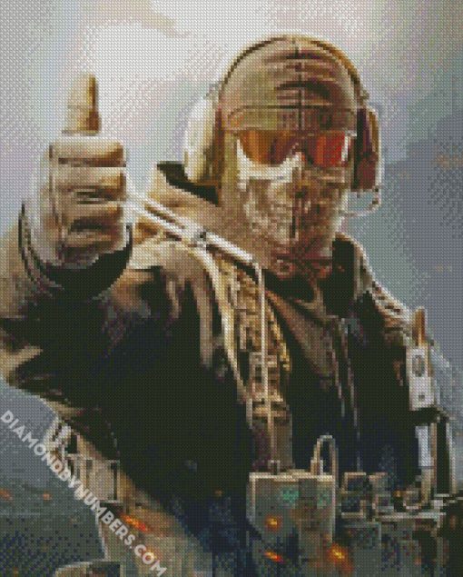 warzone call of duty diamond painting