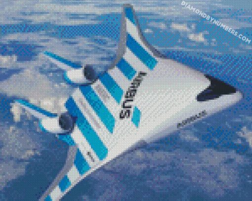 wlended wing airplane diamond paintings