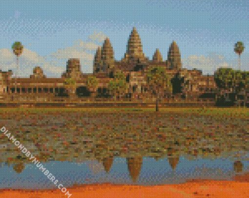 Angkor Wat diamond painting