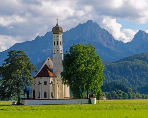 Neuschwanstein Castle Paint by numbers