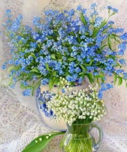 Lily Of The Valley Flowers paint by numbers