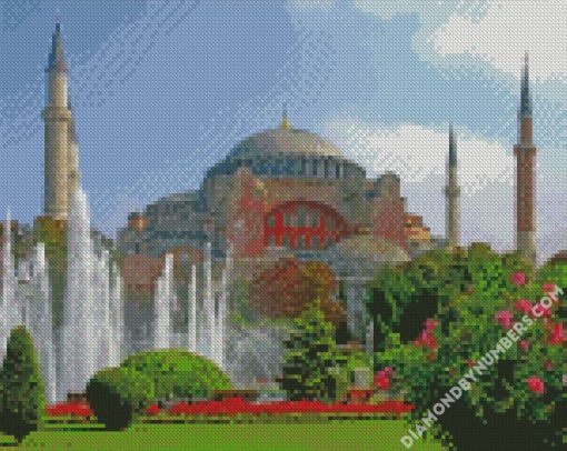Hagia Sophia Istanbul diamond painting