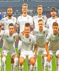 Leeds United Team Paint by numbers